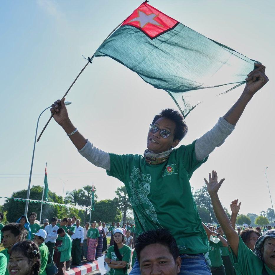 A military-backed party in Myanmar holds rallies as campaigning begins for December election